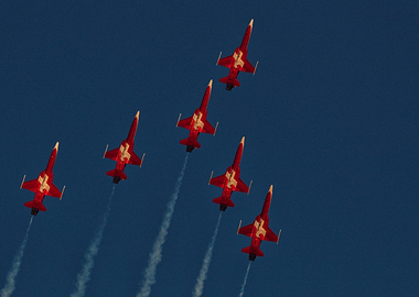 Swiss Air Force Jet Display