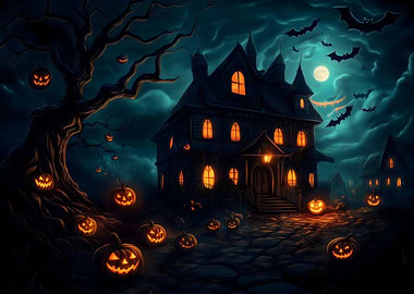 Halloween Night House