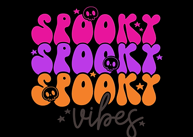 Spooky Vibes Halloween Graphic
