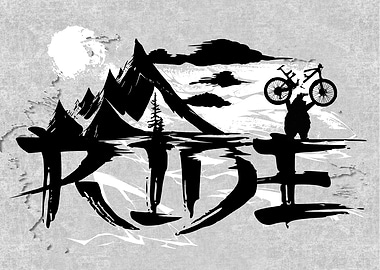 Mountain Bike Ride Bear