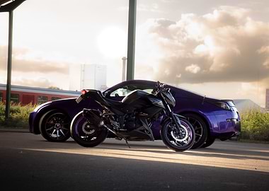 Kawasaki Z 300 and Nissan 350Z