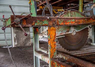 Rusty Industrial Saw