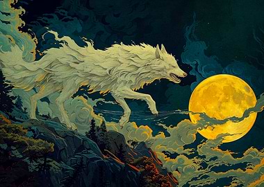 Wolf Full Moon