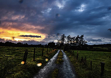 Country Road Sunset