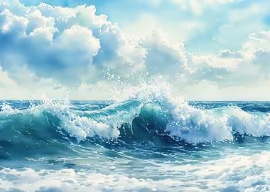 Ocean Wave Painting