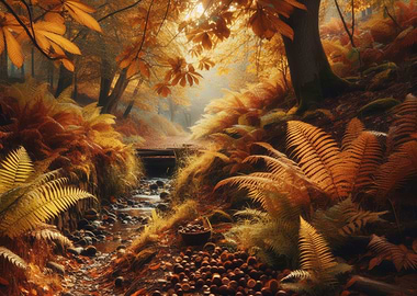 Autumn Forest Stream