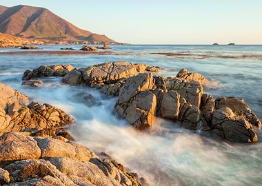 Rocky Coastline Sunset