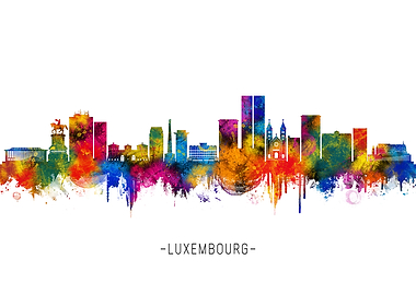 Luxembourg City Skyline