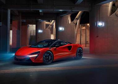 Red McLaren Sports Car
