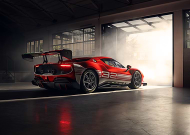 Ferrari 499P Race Car