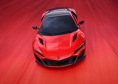Red Acura NSX