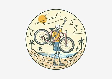 Skeleton Summer Bike