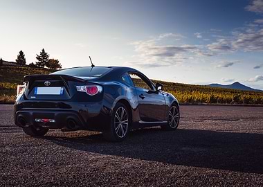 Black Toyota GT86