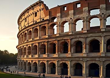 Colosseum at Sunset