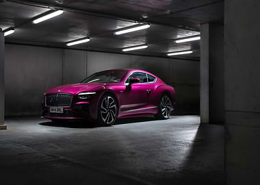 Pink Bentley Continental GT