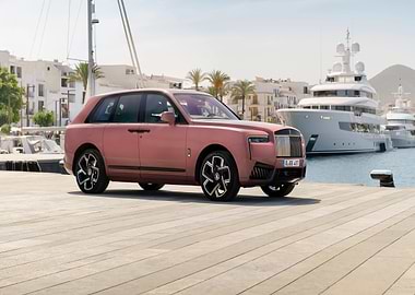 Rose Gold Rolls Royce Cullinan