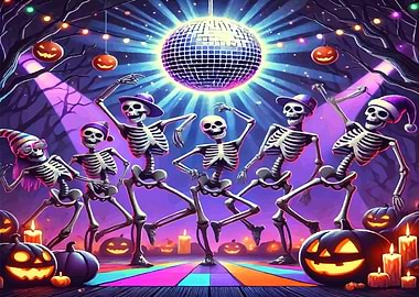 Skeleton Dance Party