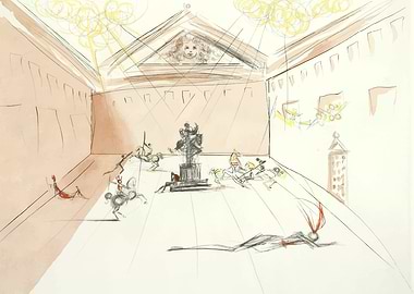 Salvador Dali Duel int he sun