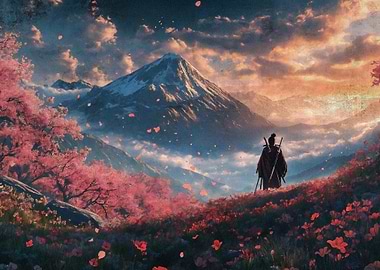 Samurai Mountain Landscape