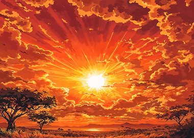 African Sunset