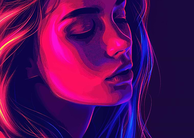 Neon Portrait