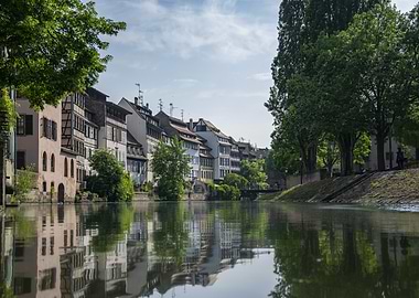 Petite France, Strasbourg, Alsace, France - Canalside European Town