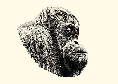 Orangutan Portrait