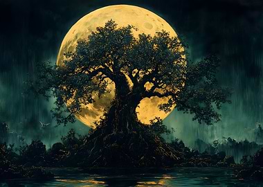Full Moon Tree