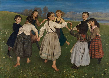 Children's Round Dance Hans Thoma