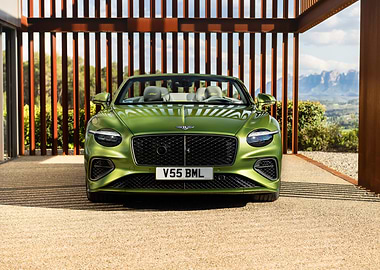 Green Bentley Convertible