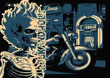 Rock and Roll Skull
