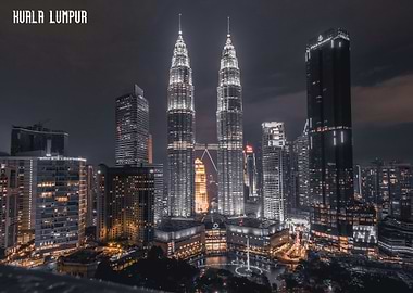 Kuala Lumpur Skyline at Night