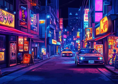 Neon Cityscape