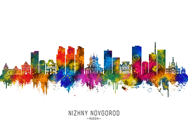 Nizhny Novgorod Skyline