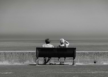 Two Women on a Bench