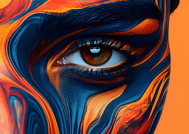 Abstract Eye Art