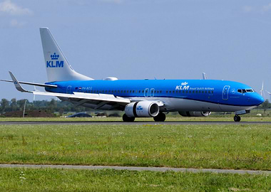 KLM Boeing 737-800 at Schiphol Amsterdam