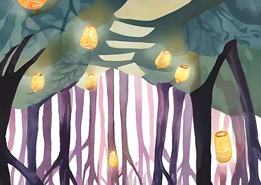 Enchanted Forest Lanterns