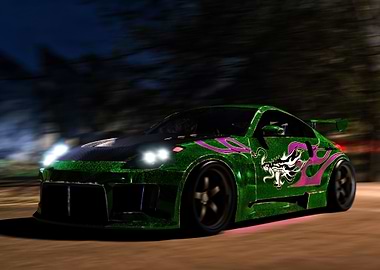 Green Dragon Sports Car