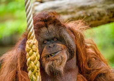 Orangutan Close-Up