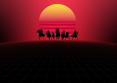 Retro Sunset Riders