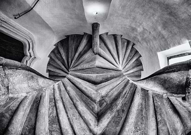 Double Spiral Staircase in Graz Castle