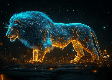 Glowing Lion