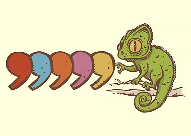 Chameleon and Commas
