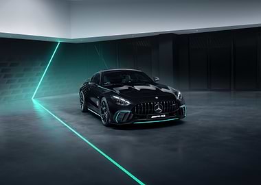 Black Mercedes-AMG GT