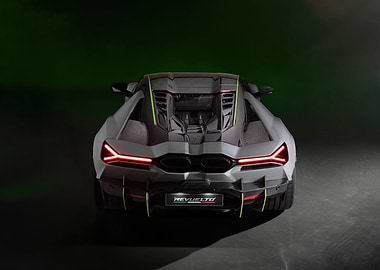 Lamborghini Revuelto Rear View