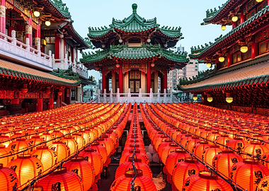 Chinese Temple Lanterns