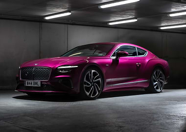 Pink Bentley Continental GT