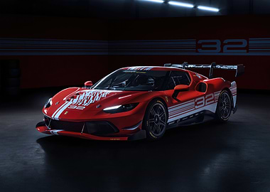 Ferrari 499P Race Car