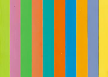 Colorful Striped Wall